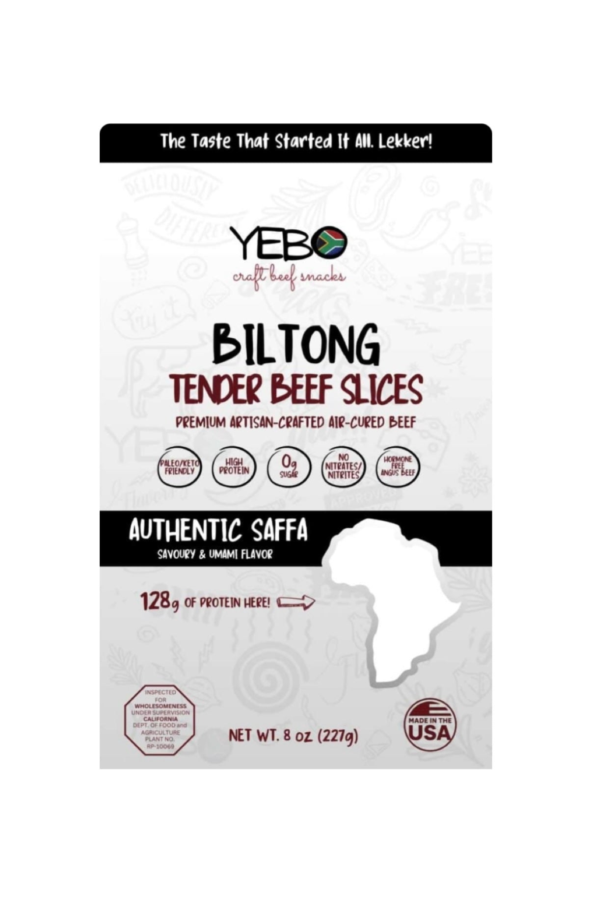 Yebo traditional biltong 8oz