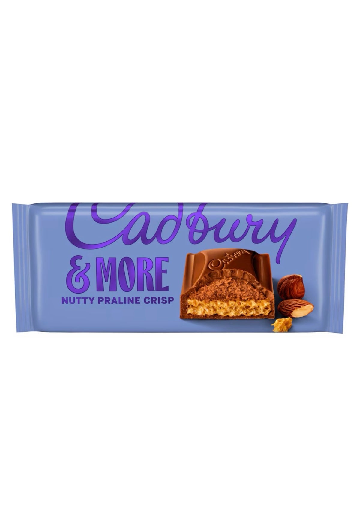 Cadbury & more nutty praline crisp 180g (made in UK)