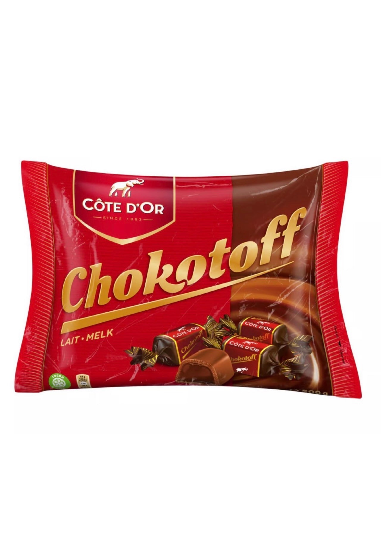 Cote d'or milk chokotoff 500g