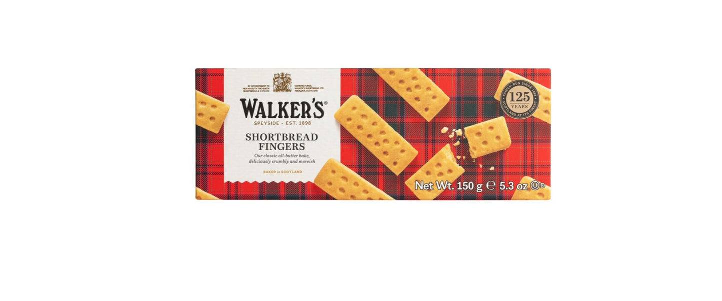 Walkers shortbread fingers 150g (UK)