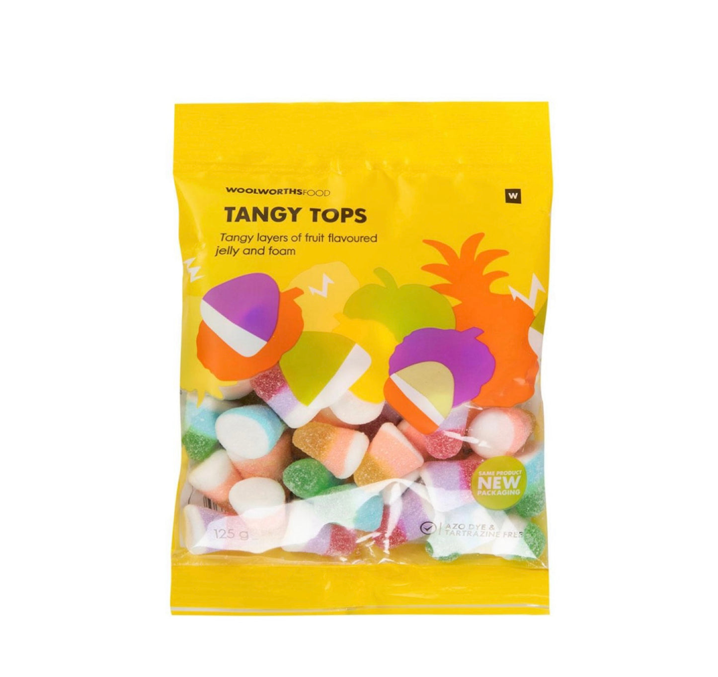Woolies tangy tops 125g image 0