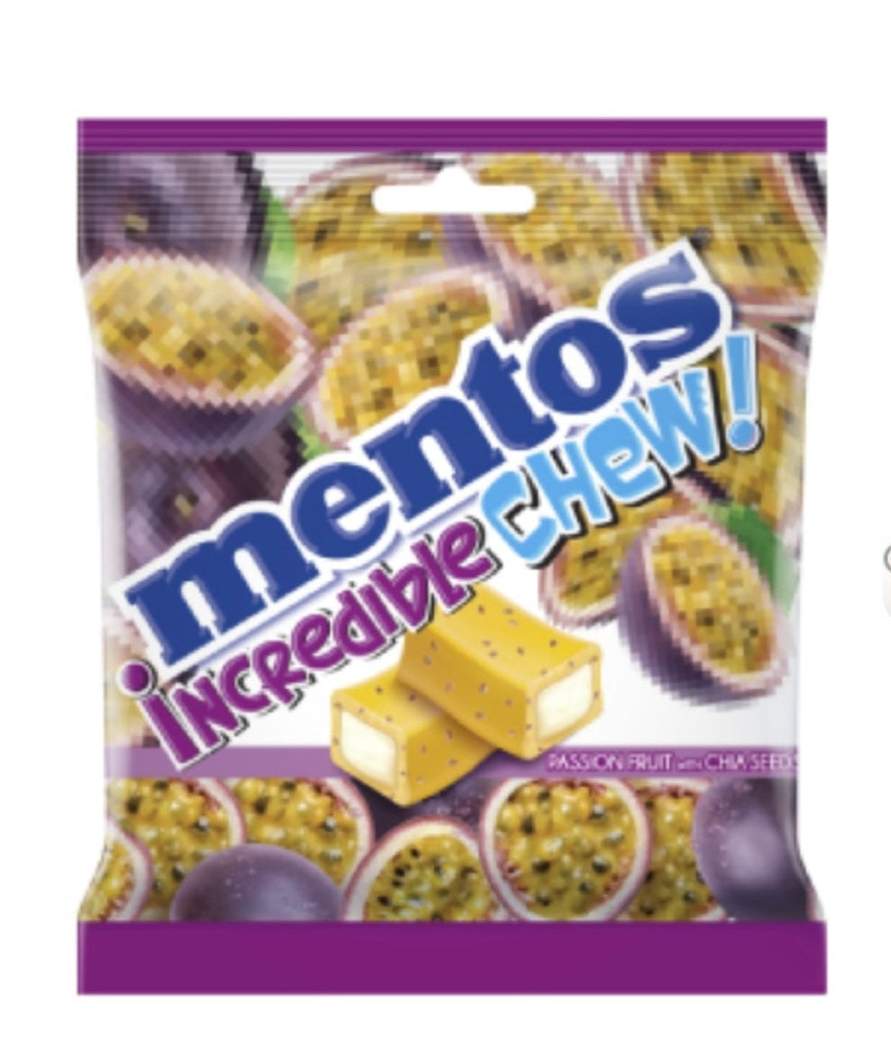 Mentos incredible chew granadilla