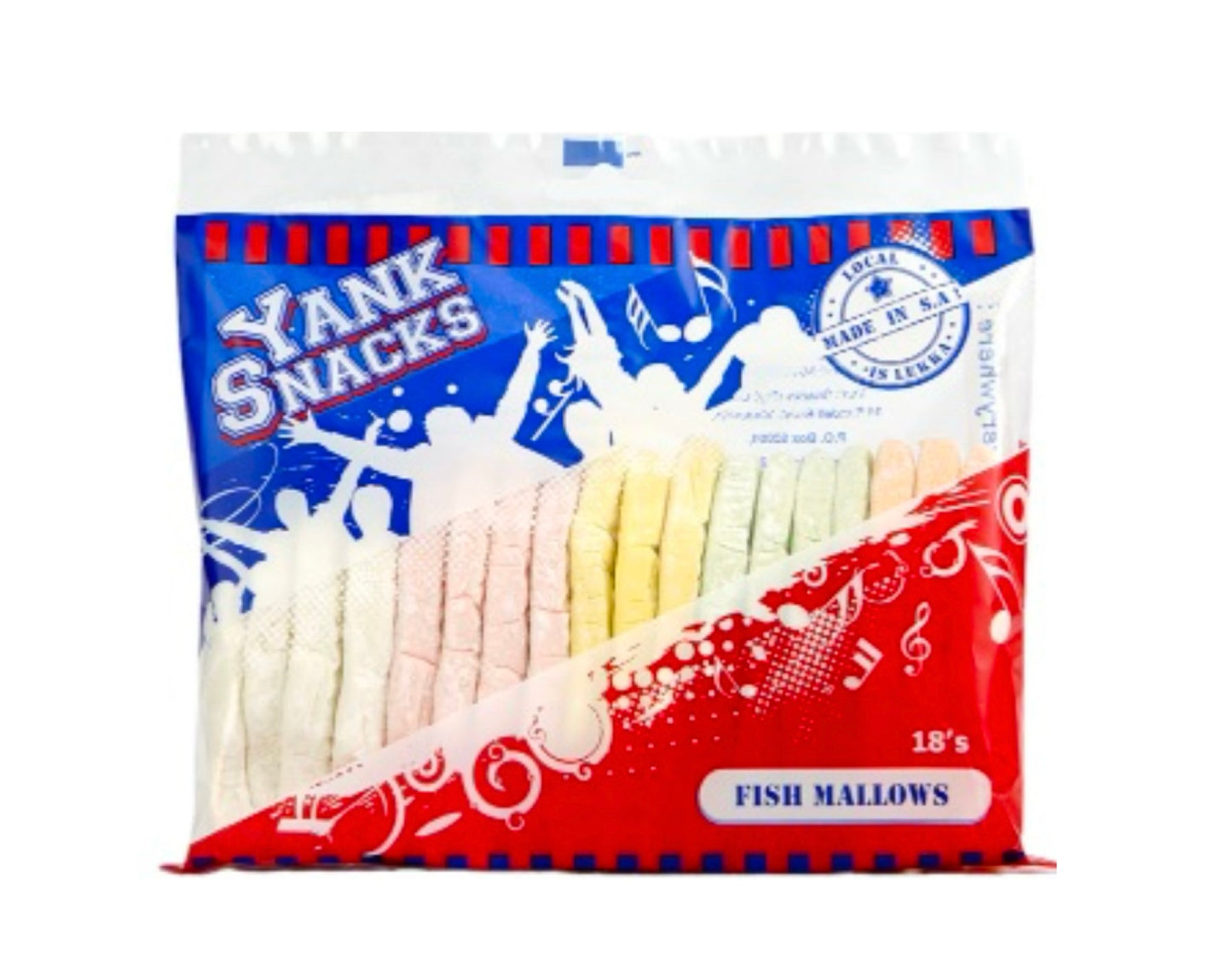 Yank snacks marshmallow fish 18's (BB: Aug 4, 2025)