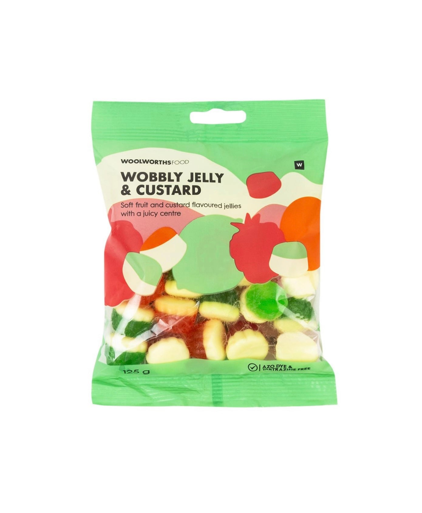 Woolies wobbly jelly & custard gums image 0