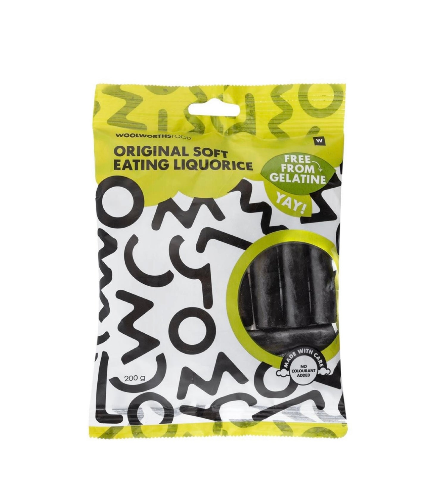 Woolies soft eating liquorice 200g