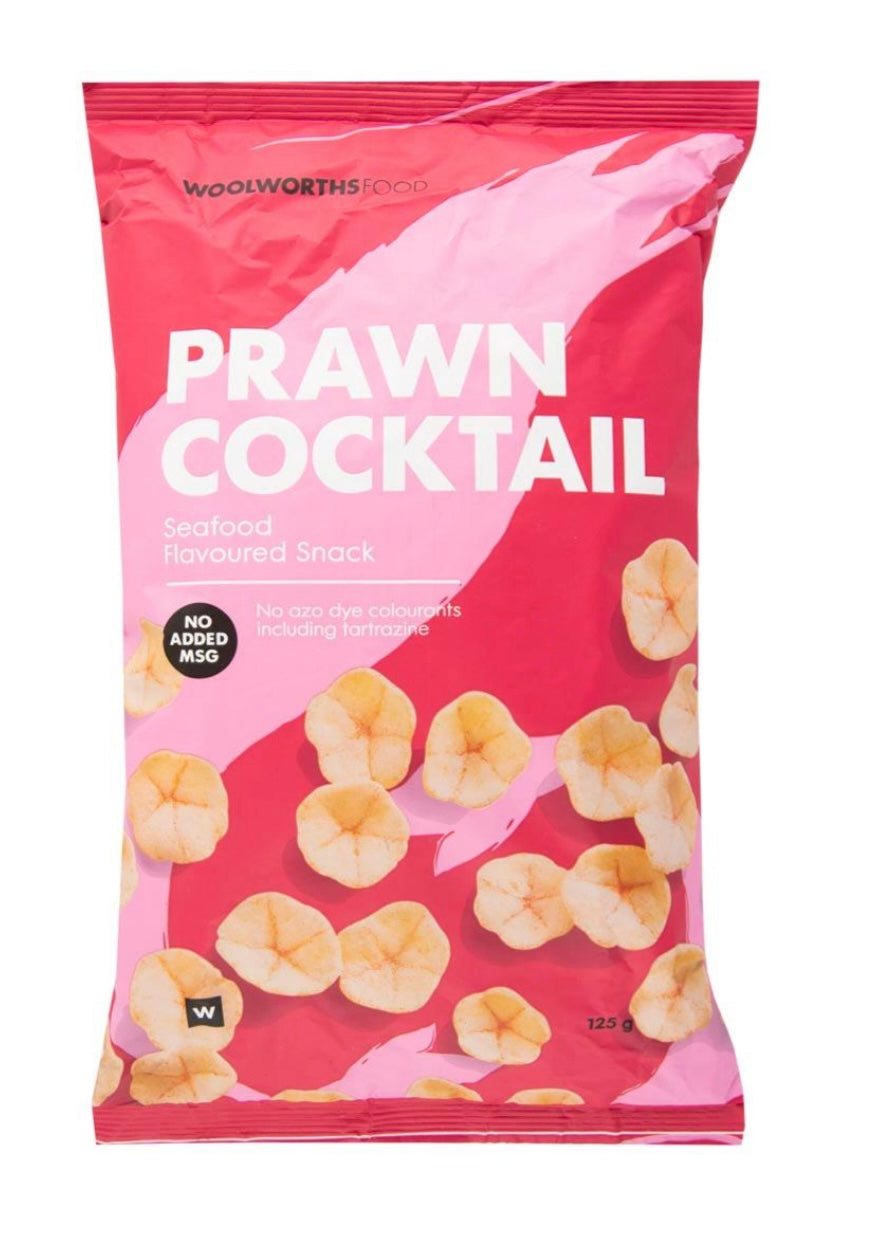 Woolies Prawn cocktail Chips 125g