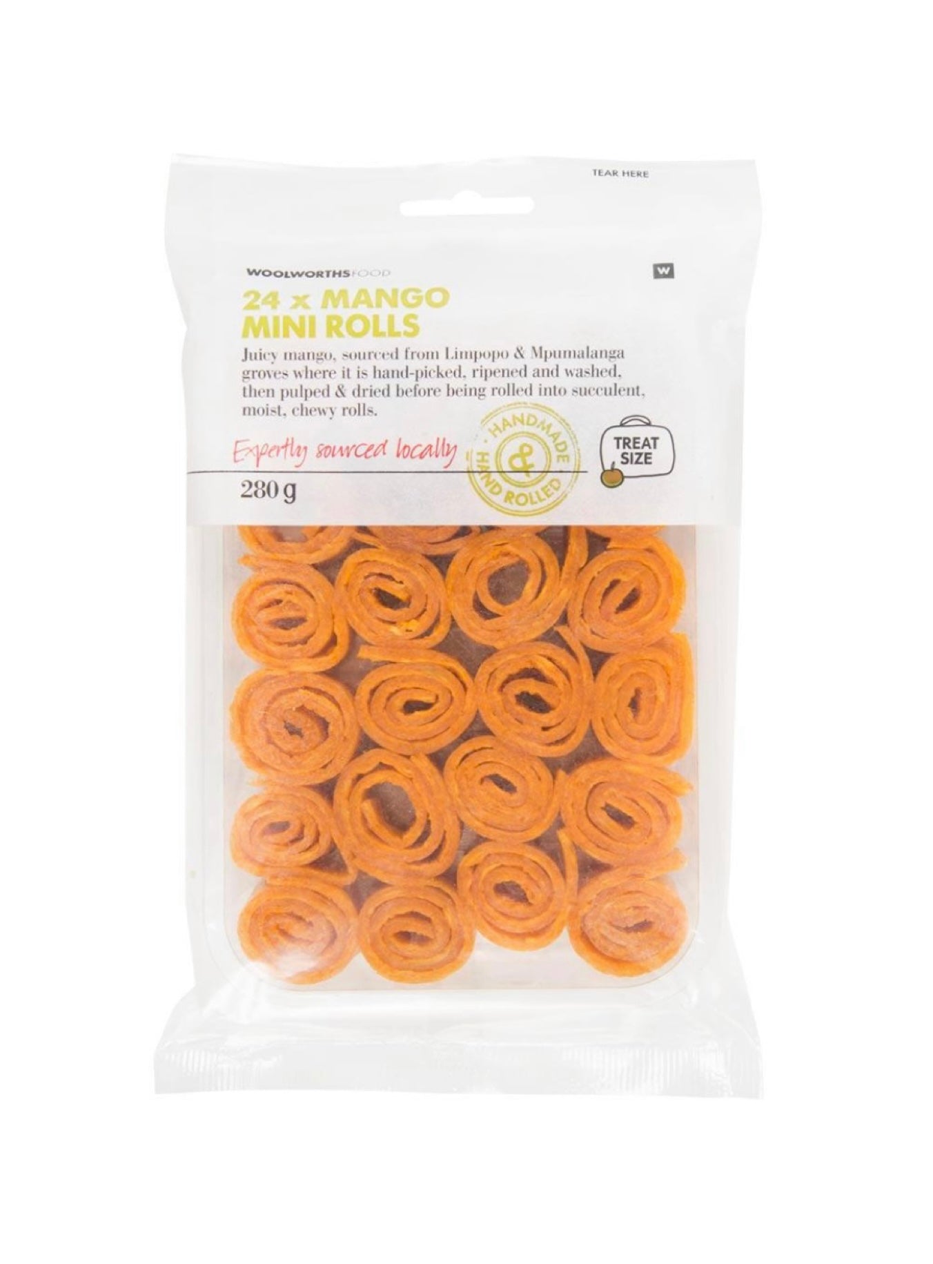 Woolies 24 mini mango rolls image 0