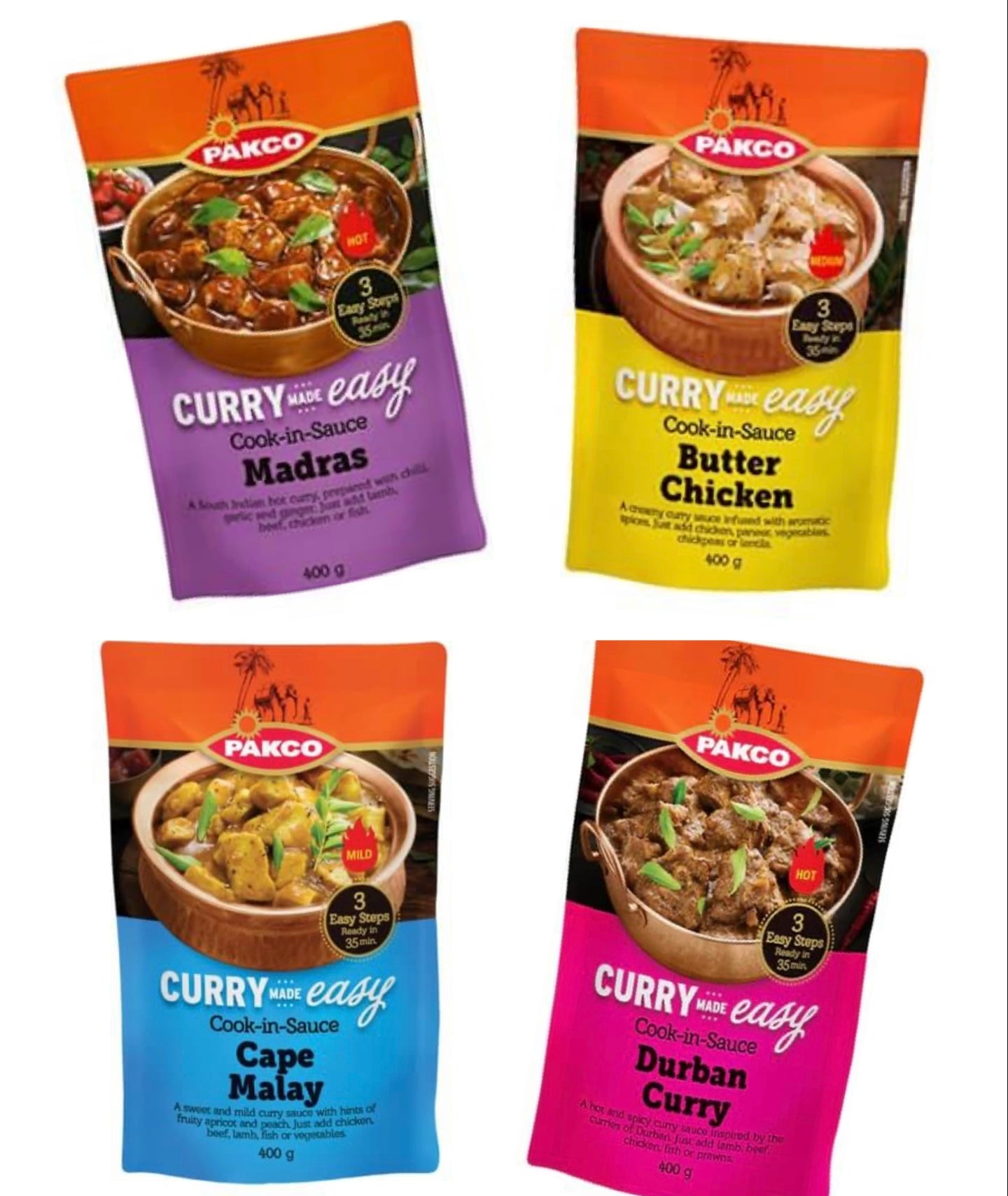 Pakco curry cook in sauces 400g image 0