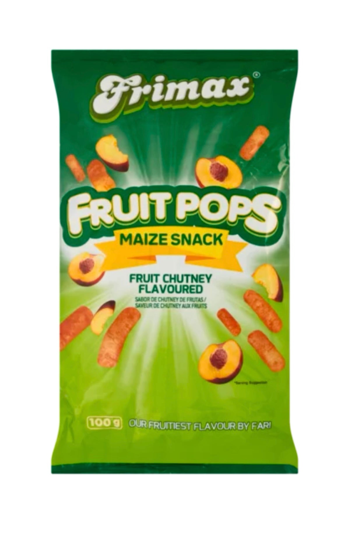 Frimax fruit pops fruit chutney maize snack 100g image 0