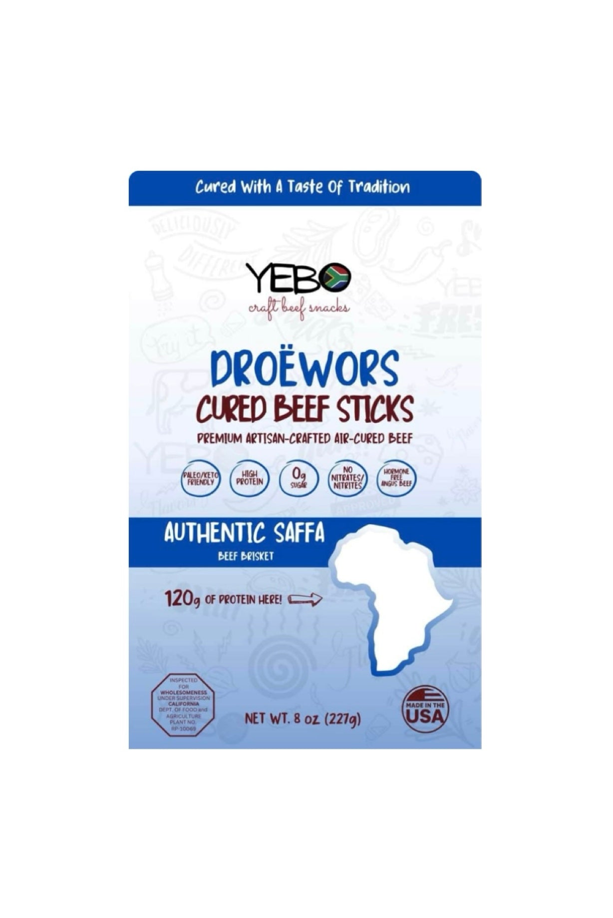 Yebo droewors 8oz