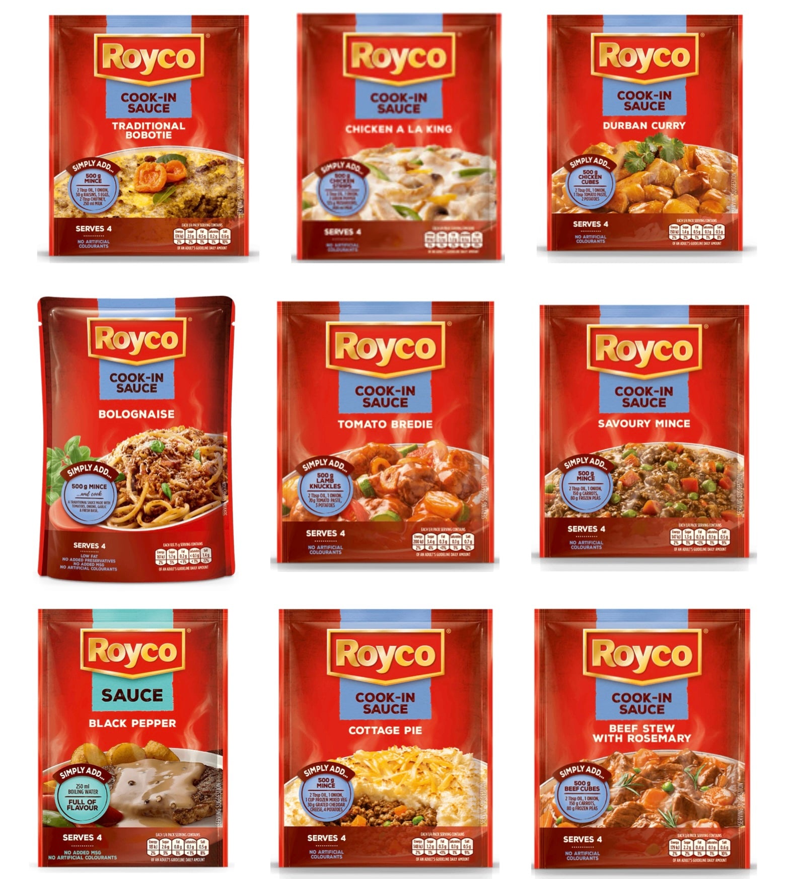 Royoco Rice Sauce Royco Dry Cook in Sauces – Kim's SA Kitchen