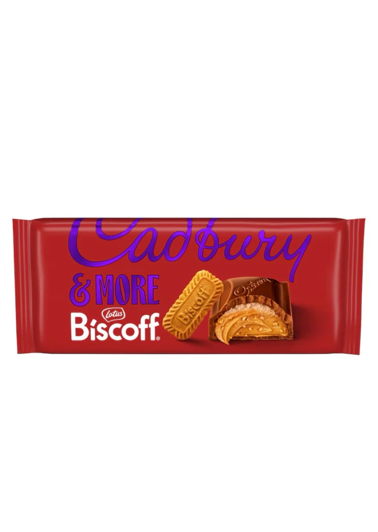 Cadbury Dairy Milk & More Biscoff 195g (made in UK)