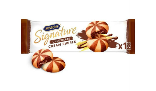 McVitie's chocolate cream swirls 142g (made in UK)