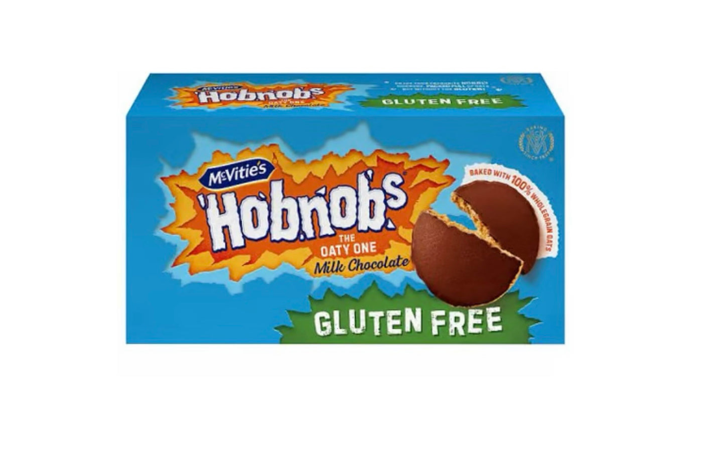 McVitie's Hobnobs milk chocolate GLUTEN FREE 150g (made in UK)