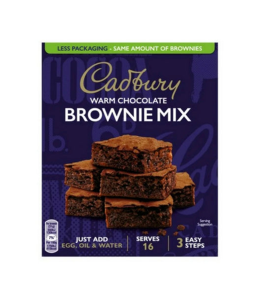 Cadbury warm chocolate brownie mix 350g (UK)