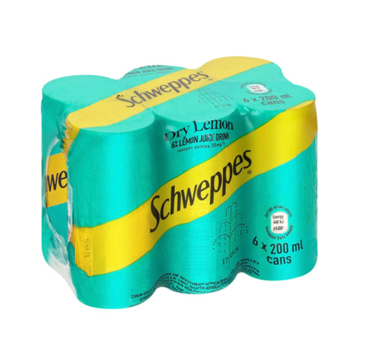 Shweppes dry lemon (pack of 6)