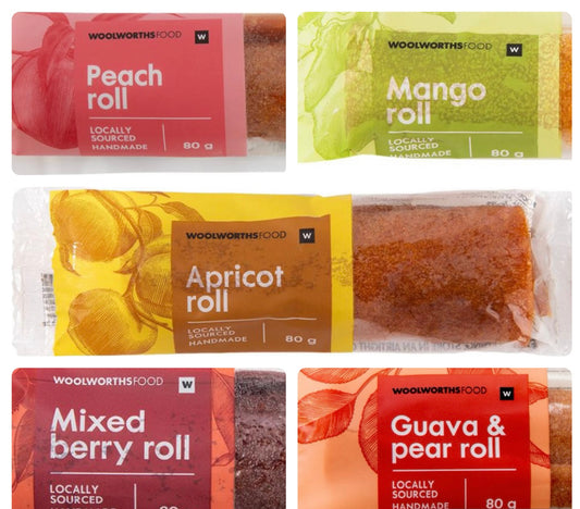 Woolies dried fruit rolls 80g image 0