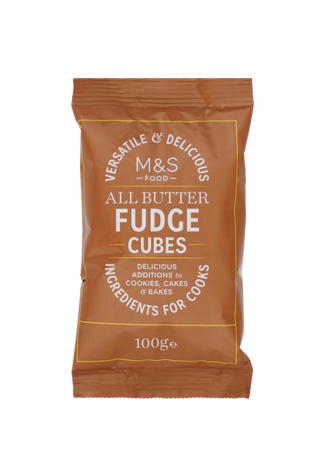 M&S All Butter Fudge Cubes 100g (made in UK)