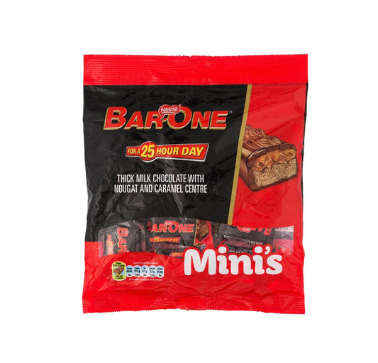 Bar-one fun size mini's bag 189g