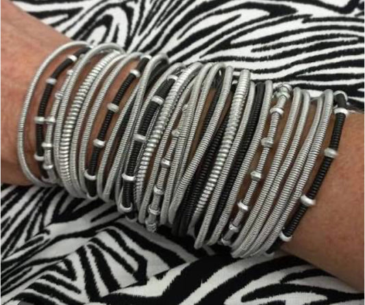Venda wire bangles (sold individually) 65mm