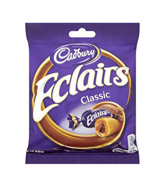 Cadbury chocolate eclairs 130g (made in the UK)