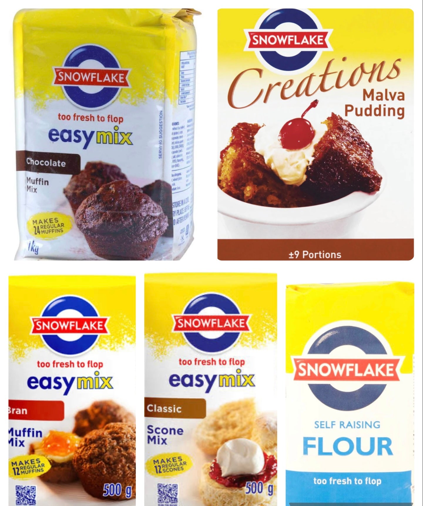 Snowflake Mixes Snowflake mixes – Kim's SA Kitchen