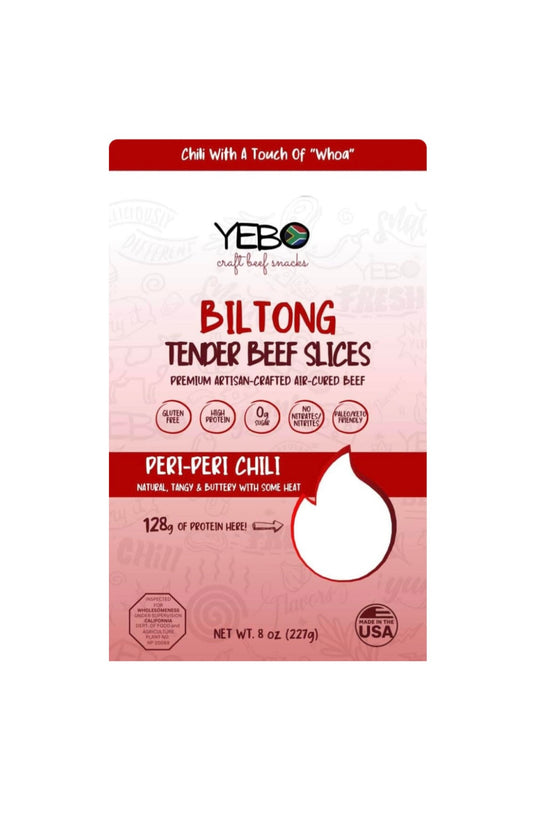 Yebo chili biltong 8oz
