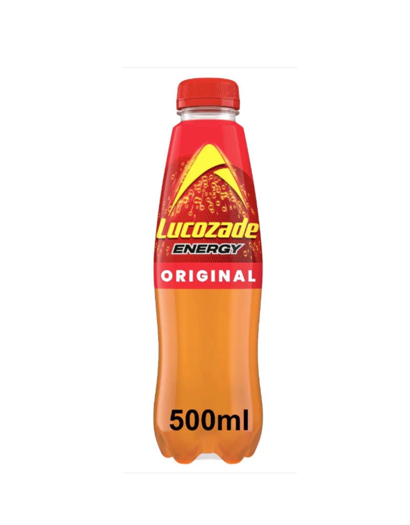 Lucozade original 500ml (made in the UK)