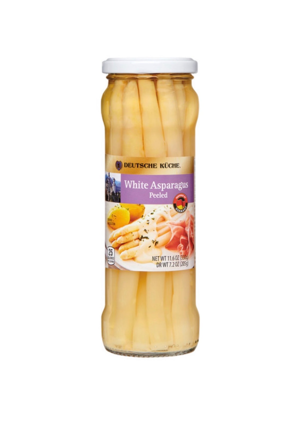 Deutsche Küche white asparagus 330g (made in Peru)
