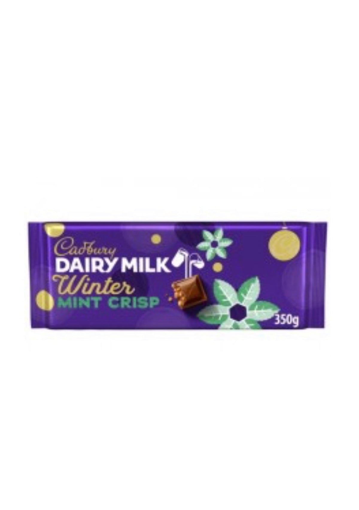 Cadbury dairy milk mint large bar 350g (UK)