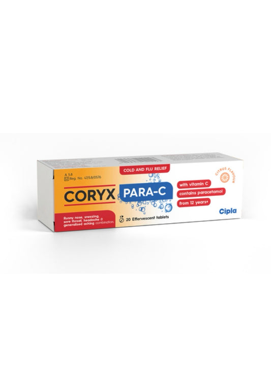 Coryx PARA-C 20 effervescent tablets