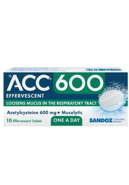 ACC 600 10 effervescents