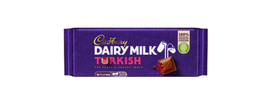 Cadbury Dairy Milk Turkish 47g (made in Ireland)