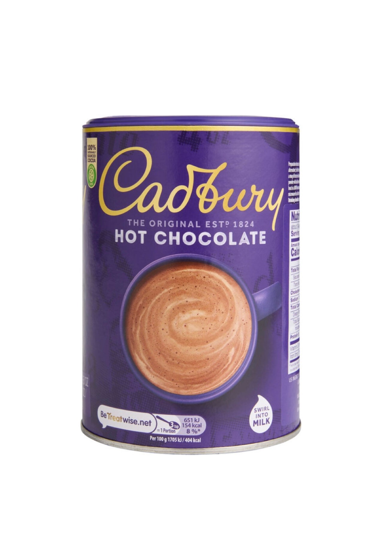Cadbury drinking chocolate 250g (made in UK)