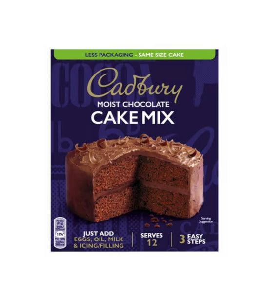 Cadbury moist chocolate cake mix 400g (UK)
