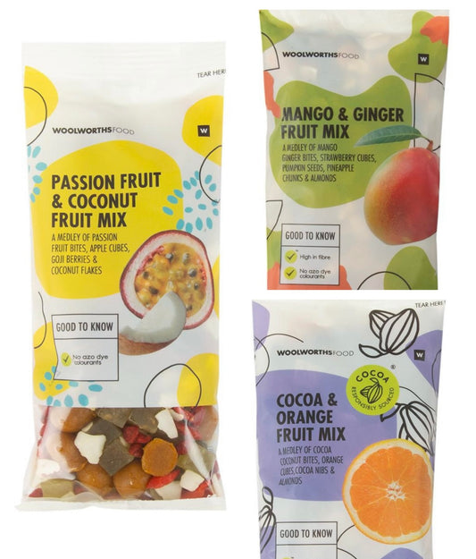 Woolies fruit mix 100g