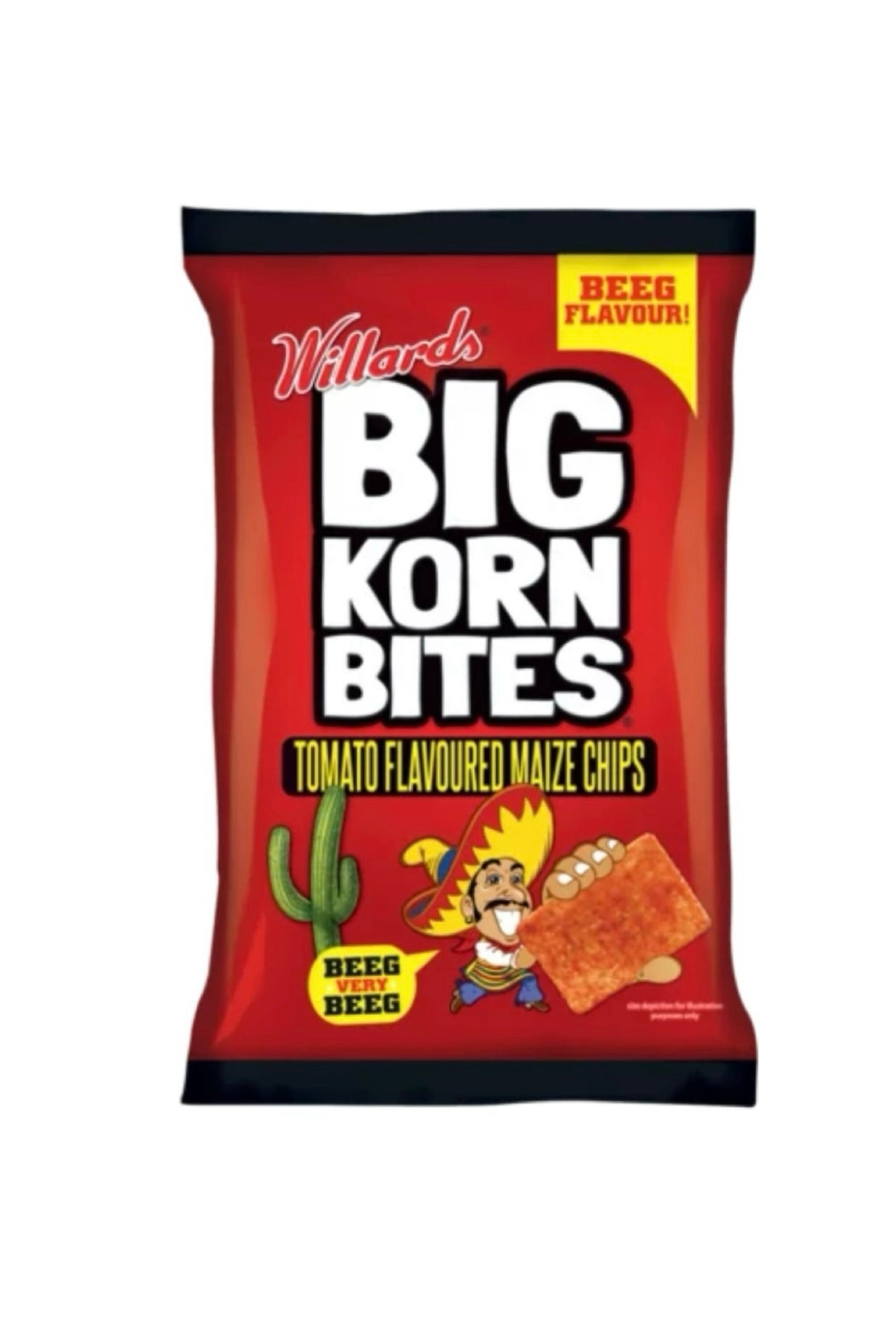 Willards Big Korn bites tomato 120g