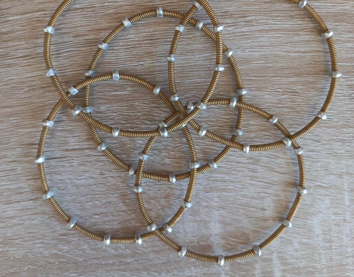 Venda wire bangles (sold individually) 65mm