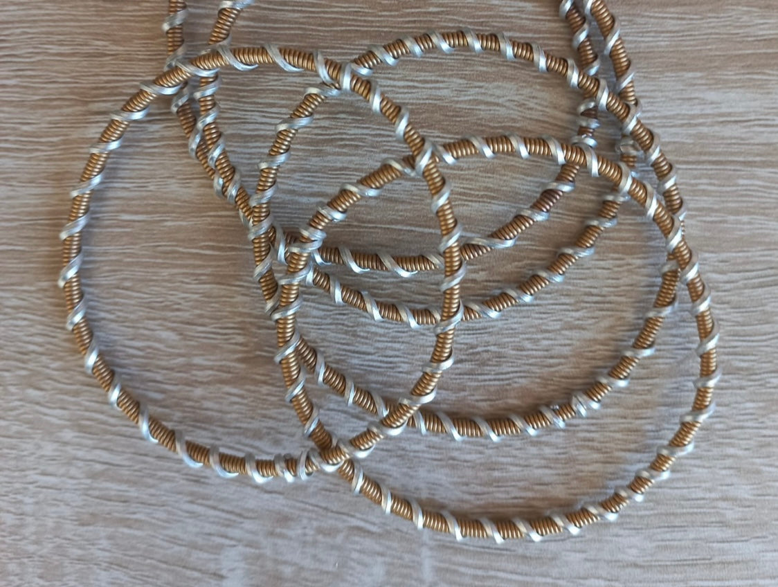 Venda wire bangles (sold individually) 65mm