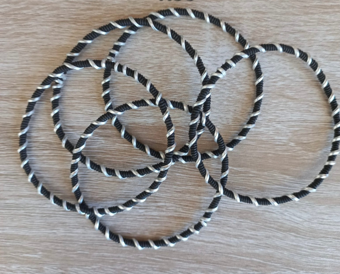 Venda wire bangles (sold individually) 65mm