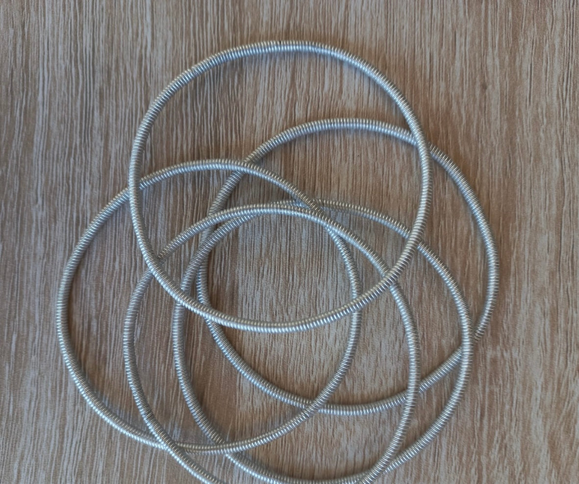 Venda wire bangles (sold individually) 65mm