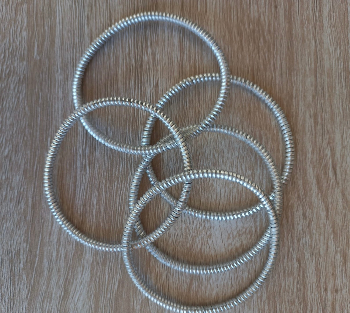 Venda wire bangles (sold individually) 65mm