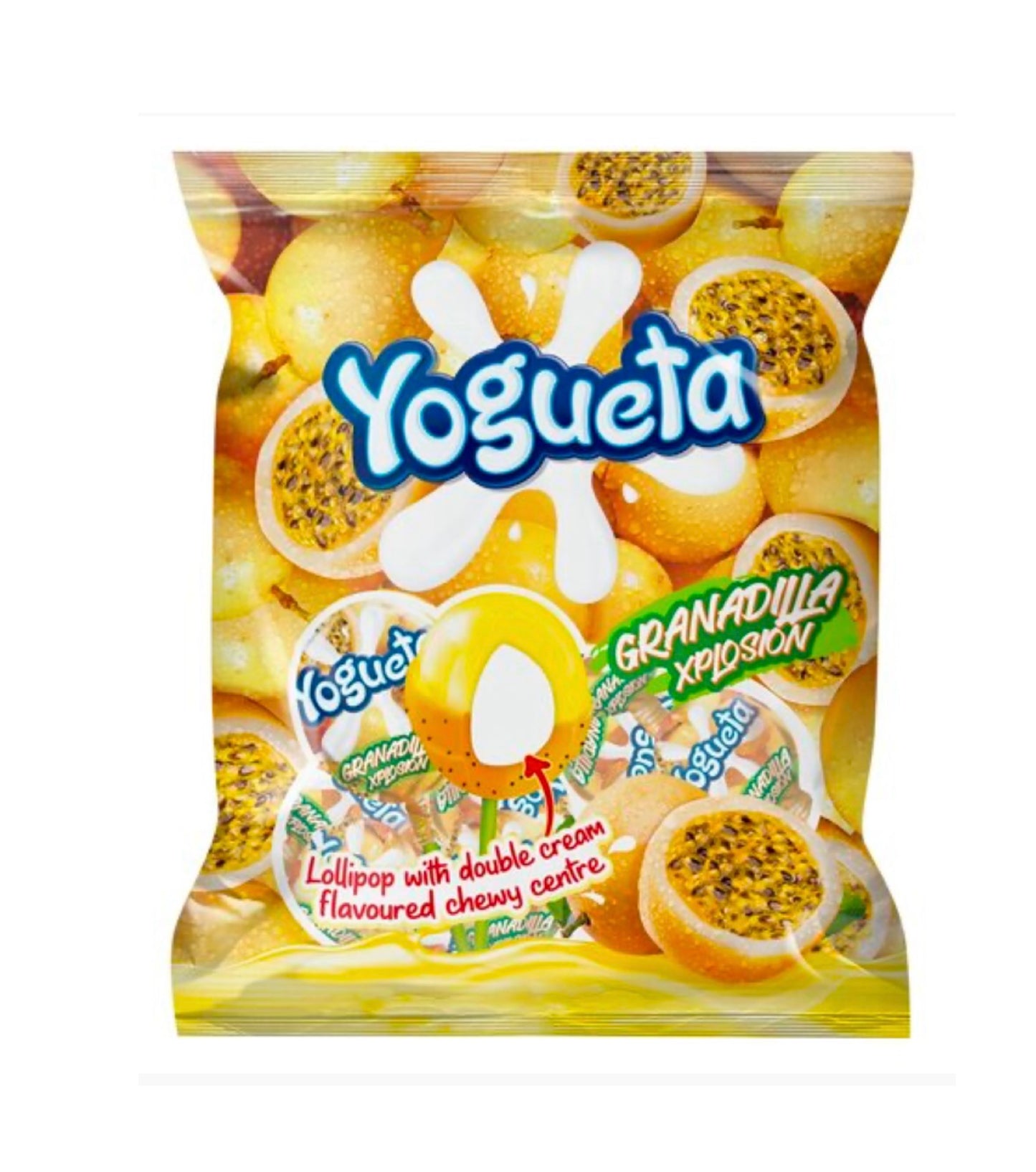 Yogueta granadilla lollipops