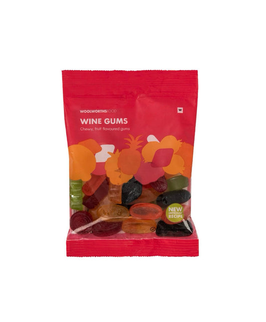 Woolies wine gums 125g