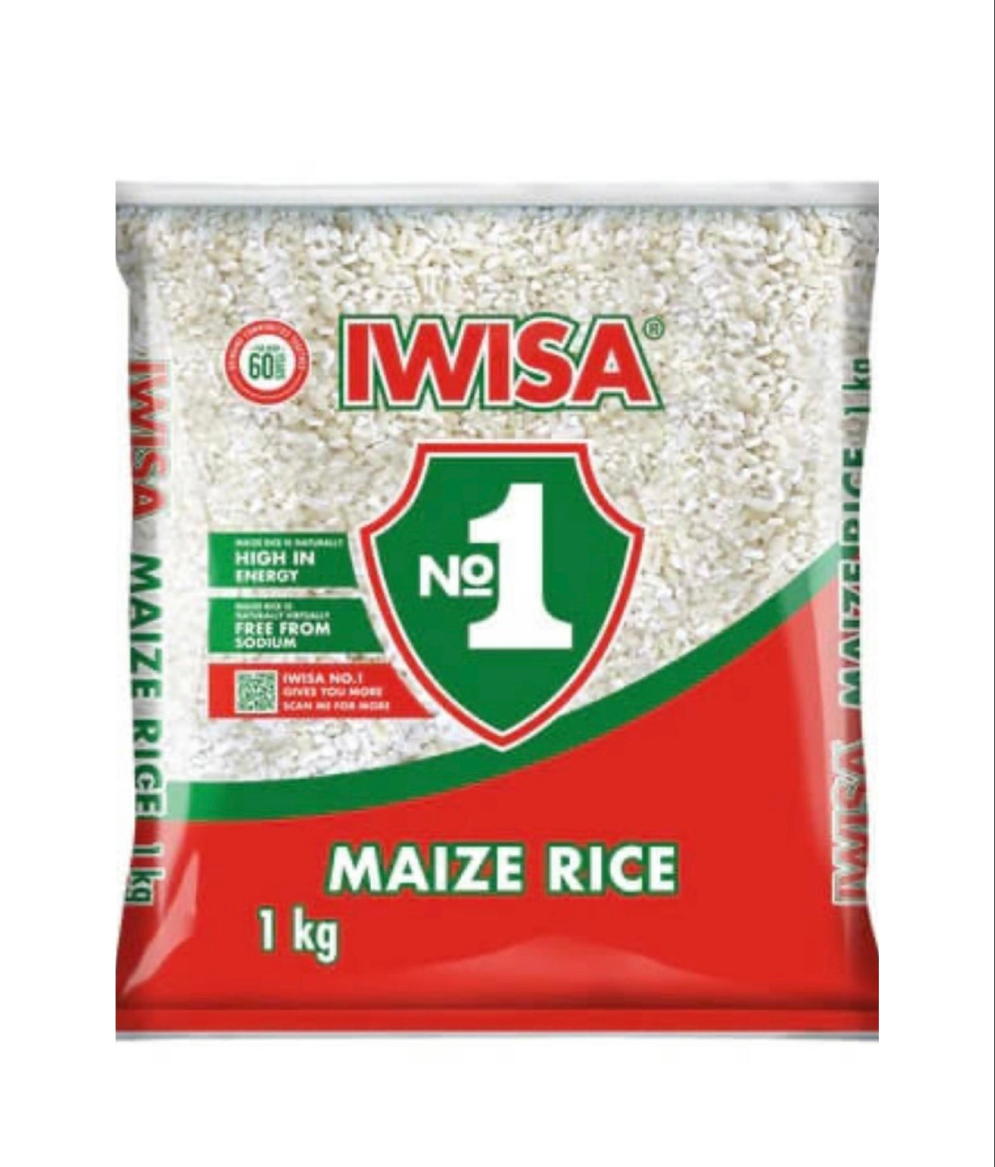 Iwiza maize rice 1kg