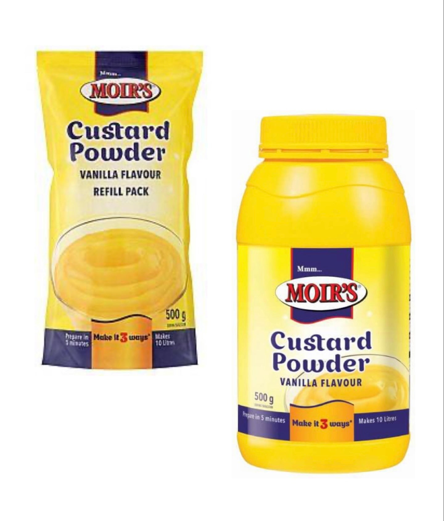 Moir’s Custard Vanilla Powder 500g