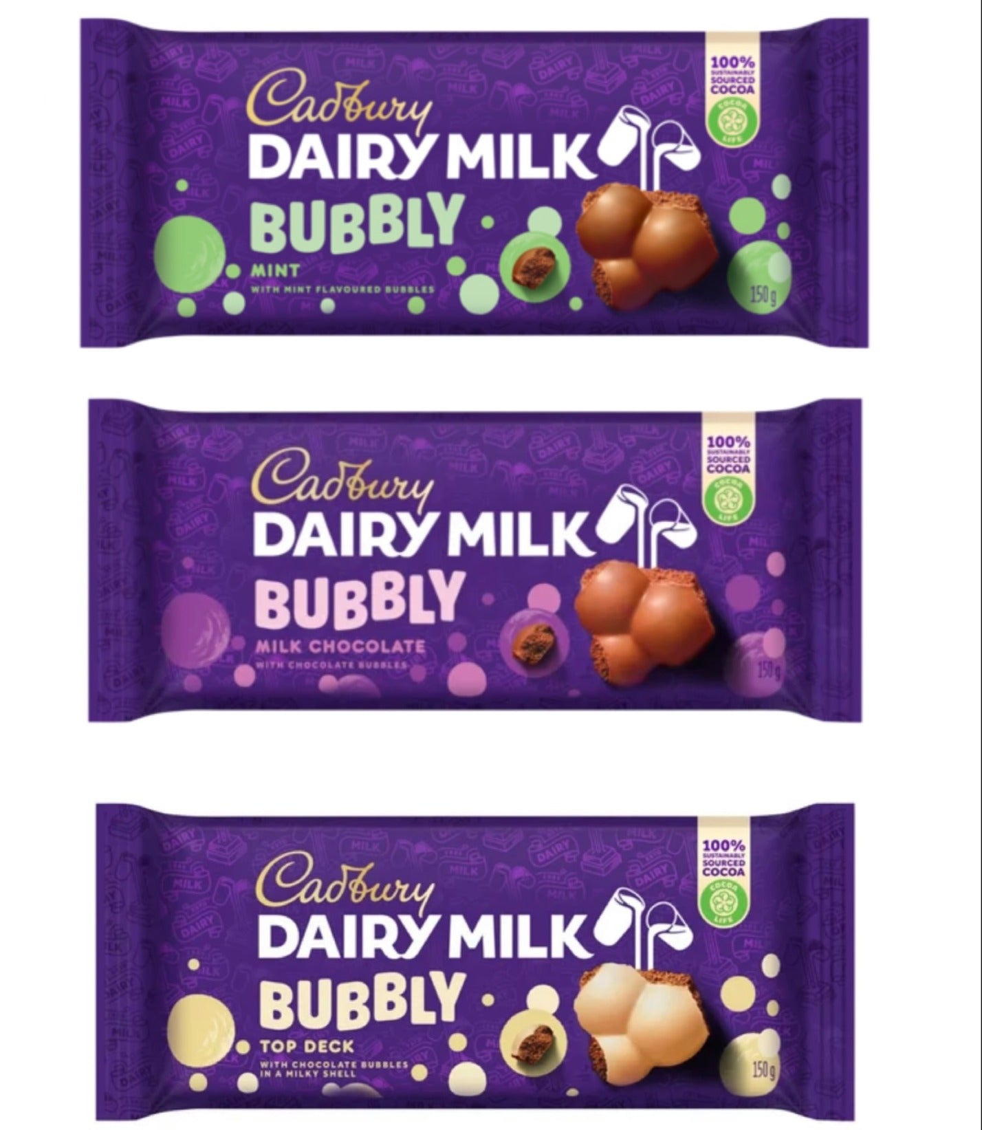 Cadbury Bubbly 150g