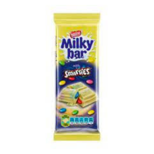 Nestle Milkybar with Smarties 80g