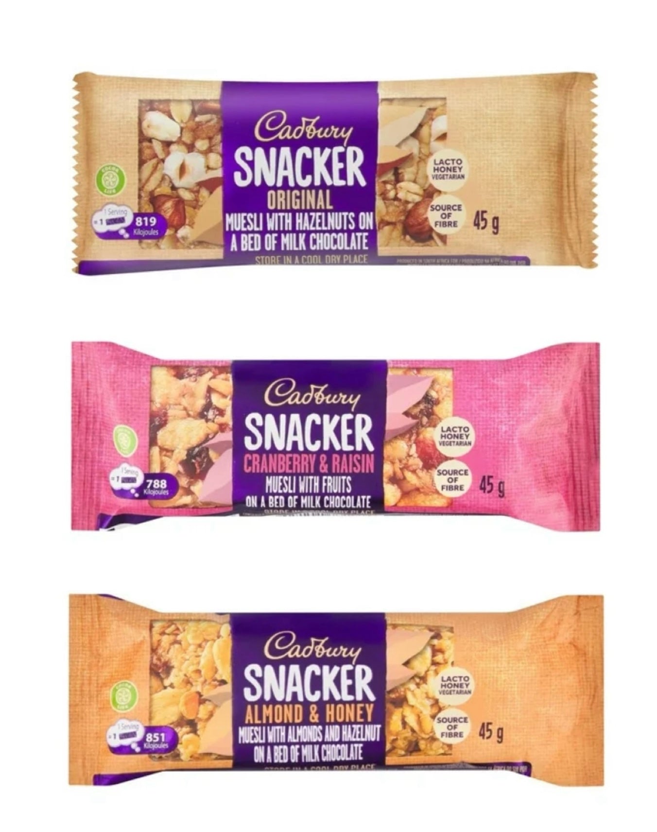 Cadbury Snacker bars image 0