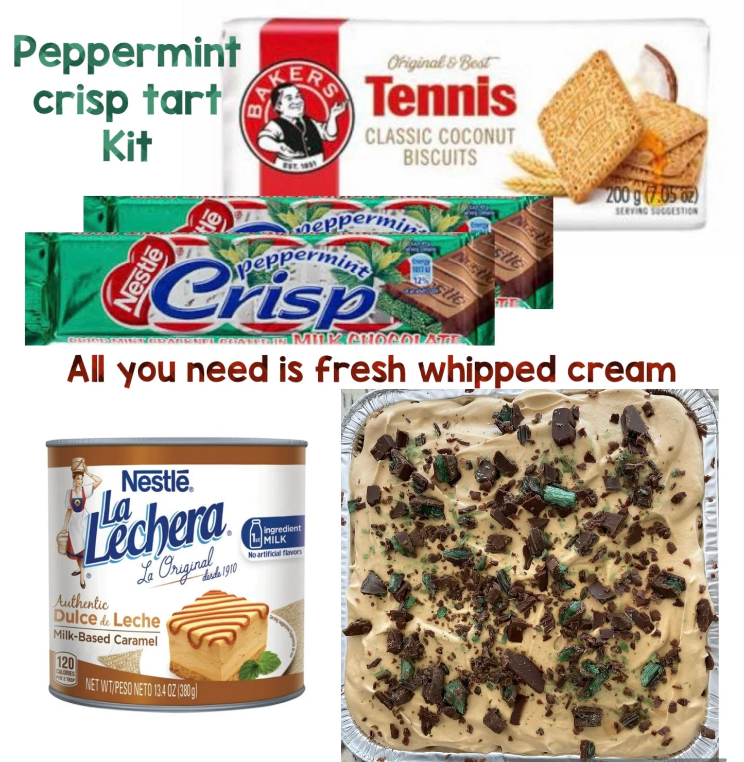 Peppermint crisp tart kit image 0